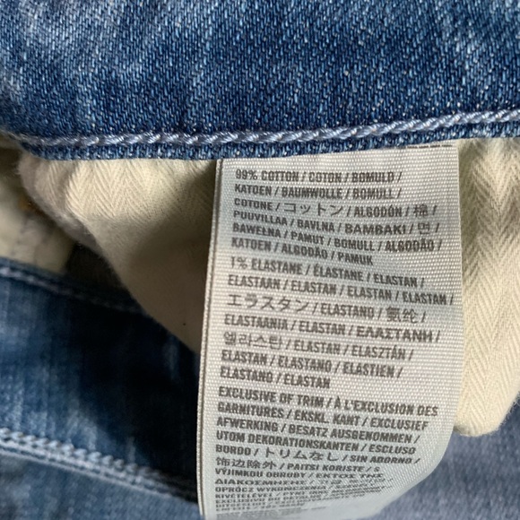 Hollisrer Distressed Straight Jeans size 26 - Picture 5 of 5